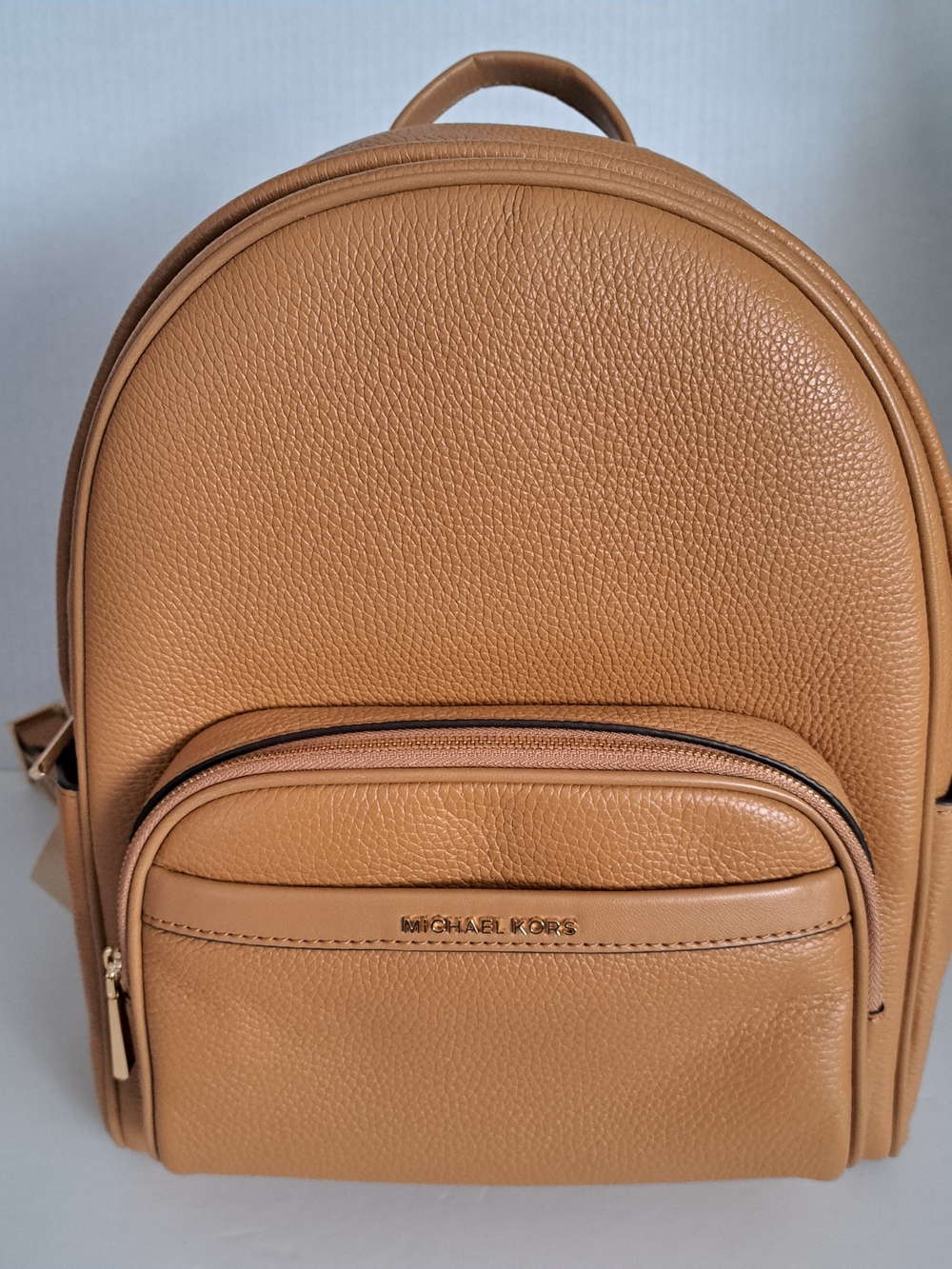 Michael Kors Tan Pebbled Leather Backpack
